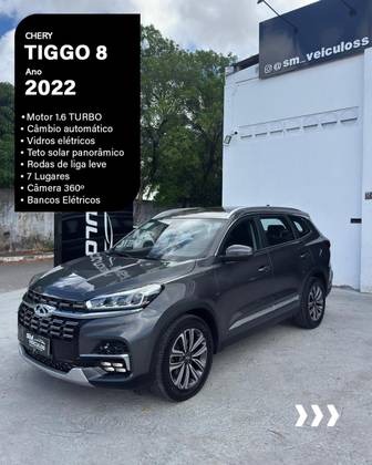 CAOA CHERY TIGGO 8 1.6 TGDI GASOLINA TXS DCT